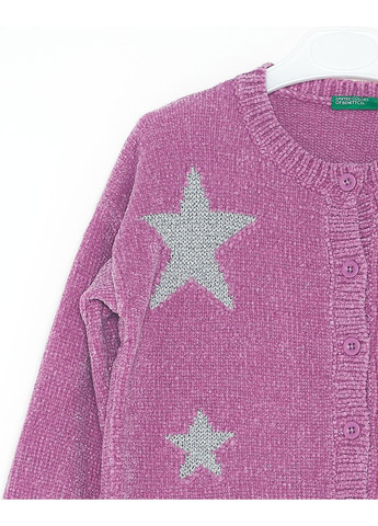 Светло-фиолетовый кардиган United Colors of Benetton