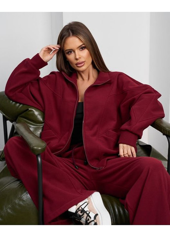 Костюм із утепленої еко-замші на велюрі ISSA PLUS (366081963)