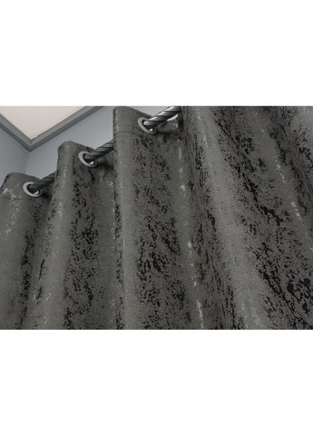 Комплект штор на люверсах Лен мрамор Pavliani № 1667ш 150х250 см 2 шт (37-0170) VR-Textil (317461218)