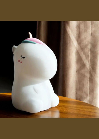Декоративный ночник Lovely Horse LJC-132 единорог детский силиконовый светильник для сна игрушка No Brand (317275900)
