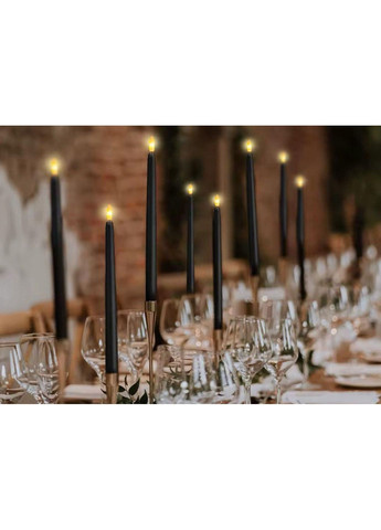 Набор Led свечей черных 6 шт.(2*ААА батарейки) No Brand (309028849)