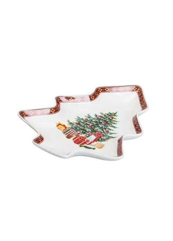 Блюдо сервірувальне Christmas фігурне 25,5*21 см Yiwu (328603955)
