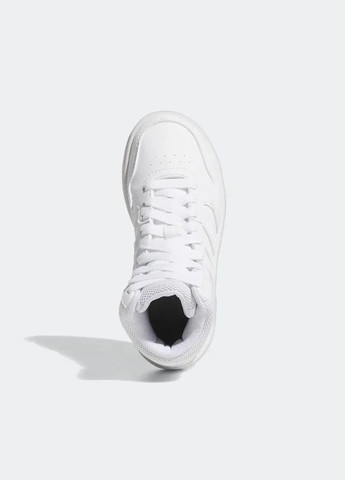 Кросівки Hoops Mid Cloud White Cloud White Grey Two adidas білі всесезони (302898168)