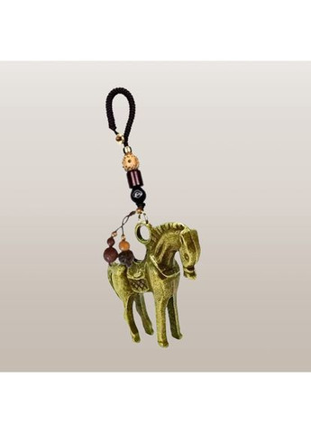 Вінтажний ретро мідний латунний брелок підвіска для ключів статуетка тварини Кінь No Brand (292260555)
