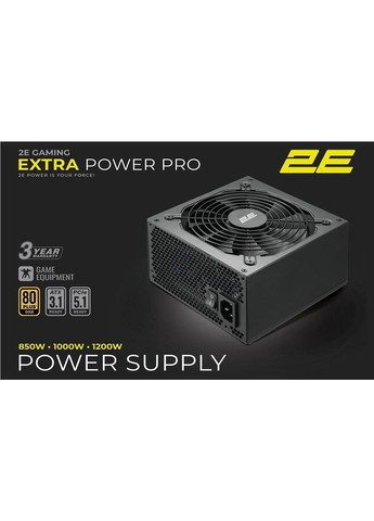 Блок живлення Extra Power Pro 1000W (-EP1000GMII-140) 2E (372465718)