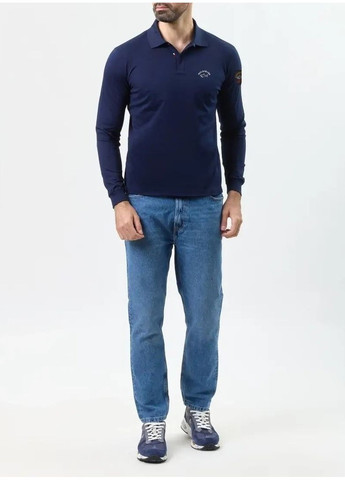 Поло чоловіче з довгим рукавом Paul & Shark Interlock (361010297)