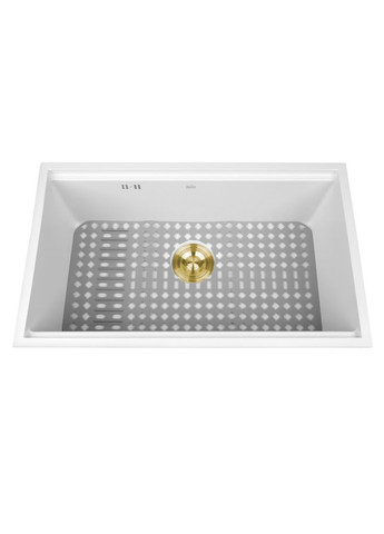 Белая подстольная мойка из нержавеющей стали 1.5 мм Nett NW-7042 (373001351)