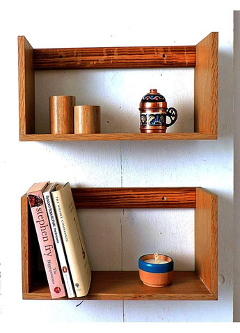 Настінна книжкова полиця з дерева Джерело мускат (КПГ-000907) No Brand (328072602)