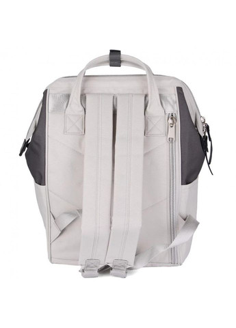 Рюкзак жіночий водостійкий текстиль 17л на 1 відділення розмір 28×40×17 см 1881-42 USB лід з темно-сірим Himawari (314808742)