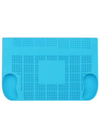 Силіконовий килимок V66D термостійкий для паяння та ремонту смартфонів, техніки / 455x300 мм Blue Mechanic (322566983)