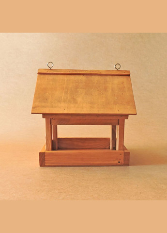 Кормушка со скворечником из дерева Горихвостка карри (КСЧ-000104) No Brand (328605431)