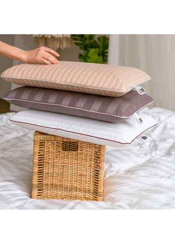 Подушка ортопедическая №6066 Noble stripe Royal Pearl WOMEN 59*43*10 см 590*430*100 Classic Mirson (397373896)