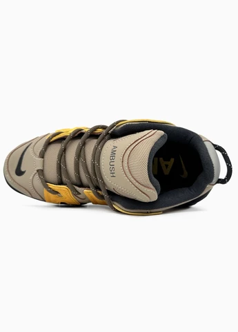Кросівки жіночі і чоловічі Nike Air More Uptempo x Ambush beige yellow | Найк Аір Мор Уптемпо бежеві жовті No Brand бежеві демісезони (339604481)