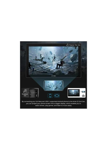 Планшет-монітор (ArtistCD220F_EU) XP-Pen Artist 22 (2nd Generation) Black (322032438)