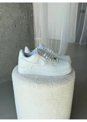 Кросівки жіночі Nike Air Force 1 Low 07 White Найк Аір Форс 1 білі демісезони (380679062)
