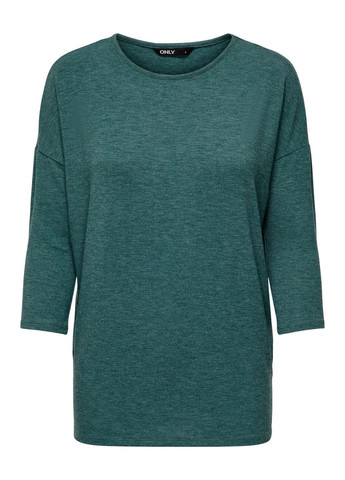 Лонгслив,темно-бирюзовый, Only (360723787)