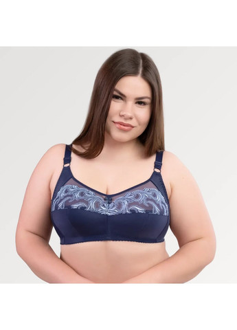 Синій бюстгальтер без кісточок з м'якою чашкою Elita без кісточок