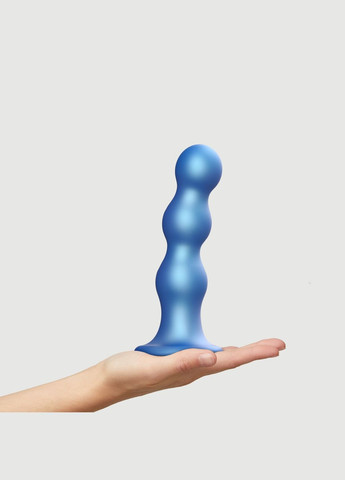 Насадка для страпона StrapOn-Me Dildo Plug Balls Blue Metallic XL - CherryLove Strap-On-Me (296623468)