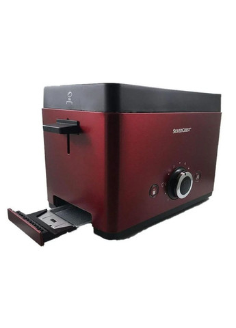 Тостер кухонний універсальний SilverCrest STT 850 A1 горизонтальний з 7 режимами приготування Червоний No Brand (331146088)