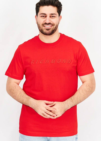 Червона футболка з коротким рукавом Richmond