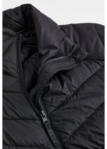 Черная демисезонная ультралегкая женская термоизоляционная куртка н&м (56657) м черная H&M
