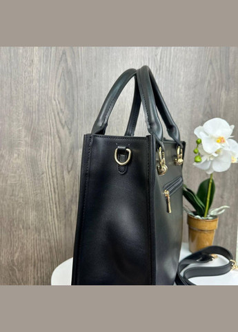 Замшевая женская сумка с тиснением черная рептилия. Сумочка из натуральной замши No Brand (334730880)