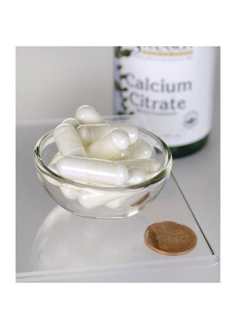 Цитрат кальция, Calcium Citrate, 200 мг, 60 капсул Swanson (364312109)
