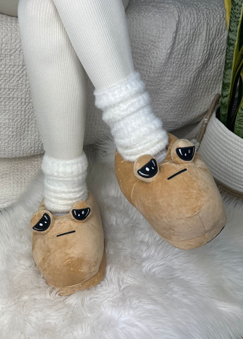 Жіночі плюшеві капці Поу з антиковзною підошвою My Kigu (366874061)