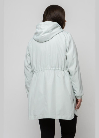 Мятная демисезонная женская куртка ветровка большого размера DIMODA Жіноча куртка від українського виробника