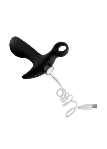 Анальная пробка Anal Adventures Platinum Silicone Vibrating Pros Blush (383090893)