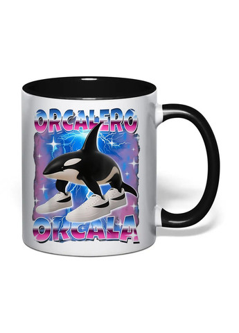 Чашка з друком "Orcalero Orcala" 330 мл (колір чорний) (30436) No Brand (361029888)