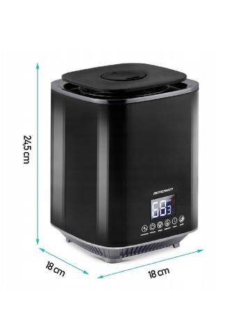 Ультразвуковой увлажнитель воздуха с функцией ионизации ароматерапии дисплеем гиростатом гигрометром 25 Вт (478715-Prob) Unbranded (309146807)