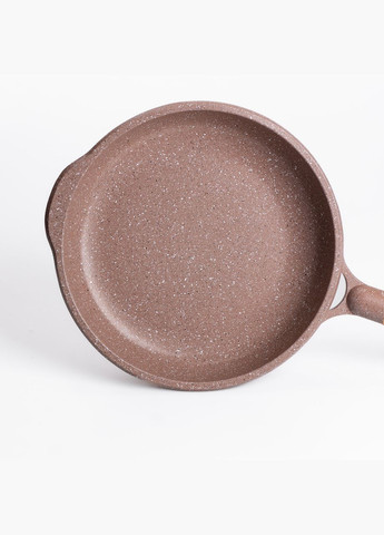 Алюминиевая сковорода 1,5 л, мраморное антипригарное покрытие, Ø 26 см, толстое дно, кофейный HP-4-419CO MGC (306849109)