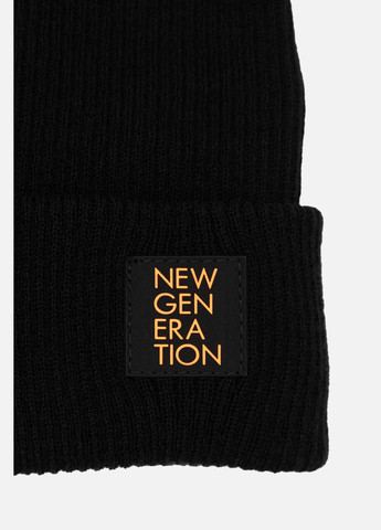 Комплект шапка + шарф для хлопчика колір чорний ЦБ-00263007 Yuki (307793828)