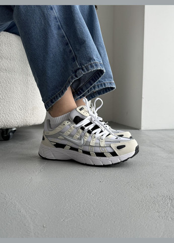 Серые демисезонные кроссовки мужские и женские nike p-6000 grey | найк п-6000 серые No Brand