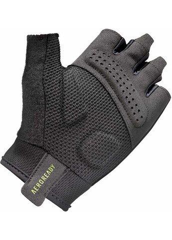 Перчатки для тренинга Essential Training Gloves черный, зеленый adidas (367588048)