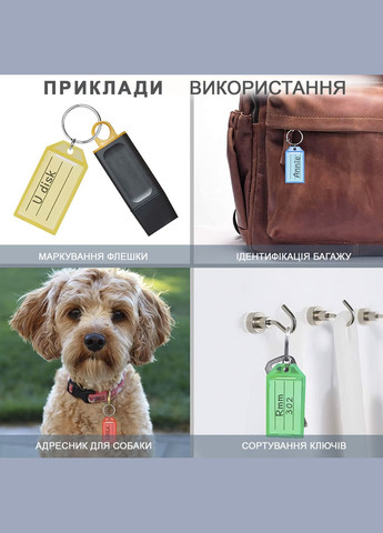 Брелок бирка для ключей бирки на ключи GDragon Home брелоки для отеля дома с надписью пластиковые 10 шт Зеленые 98_2_10_7 No Brand (322634069)