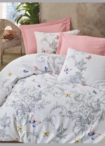 Комплект постільної білизни Ranforce 160×220 Cathi Somon Cotton Box (318381646)