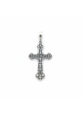 Подвес серебряный Крестик Х27ч No Brand (387517911)
