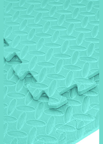 Мат-пазл (ласточкин хвост) Mat Puzzle EVA 120 x 120 x 1 cм XR-0234 Mint Cornix (322062846)