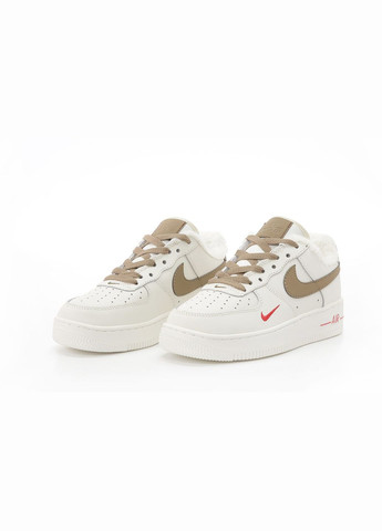 Кросівки зимові жіночі Nike Air Force 1 winter low white fur | Найк Аір Форс 1 низькі білі з хутром No Brand білі зими (309006051)
