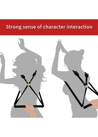 БДСМ набор YEAHWOW Black Doggy Style Saddle set Lockink (363970040)