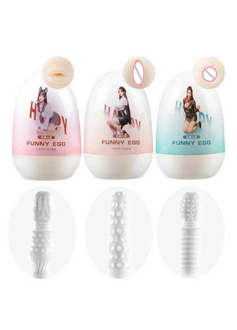 Яйце мастурбатор Funny Egg рот No Brand (370203696)