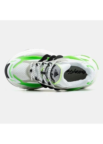 Зелені кросівки чоловічі adidas adistar jellyfish x pharell williams white grey green | адідас адістар джелліфіш фокус зелені демісезон No Brand
