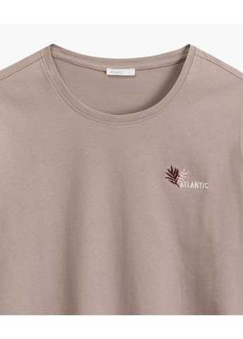 Бордова всесезон жіноча бавовняна піжама кофта + брюки Atlantic