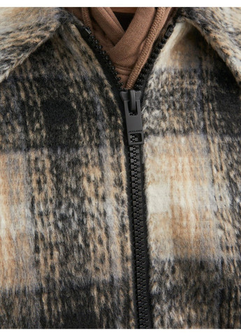 Куртка-сорочка,бежевий-чорний,JACK&JONES Jack & Jones (366029196)