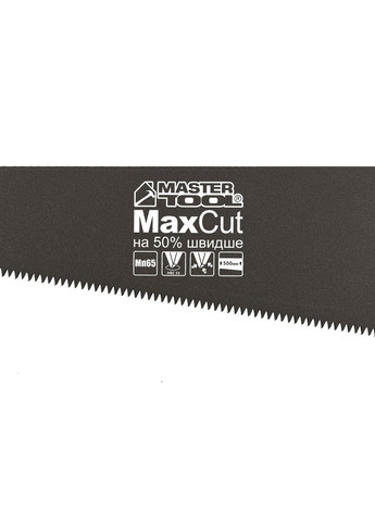 Ножівка столярна 7TPI MAX CUT тефлонове покриття 500 мм загартований зуб 3-D заточування 14-2350 Mastertool (364965128)