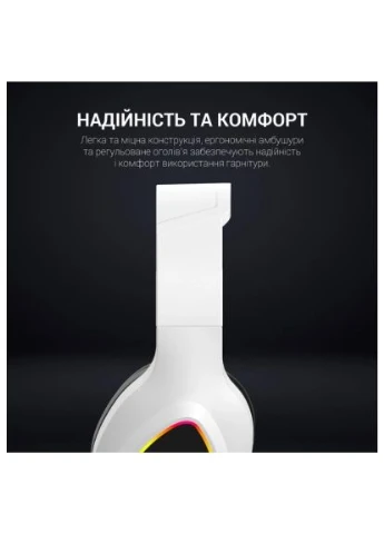 Наушники HS615 RGB (HS615) GAMEPRO HS615 RGB White (388712823)