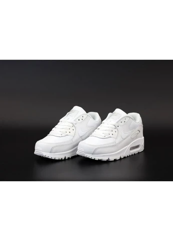 Белые летние кроссовки nike air max 90 white 3 найк аир макс 90 No Brand