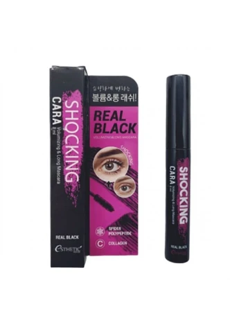 Тушь для ресниц Shocking Cara Volumizing Long Mascara, 8ml цвет - Real black Esthetic House (298578045)